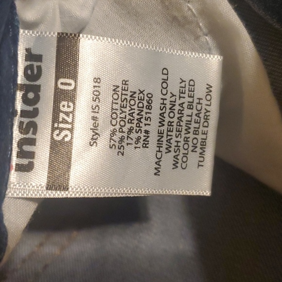 Insider Jeans Womens Sz 0 Classic Blue Skinny Jeans Purchased @ Love Culture Nwt - Picture 9 of 12